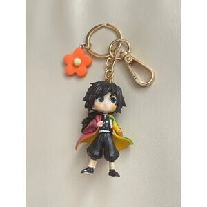 Very Beautiful Demon Slayer Key chain Great Details Purse Hang Tags